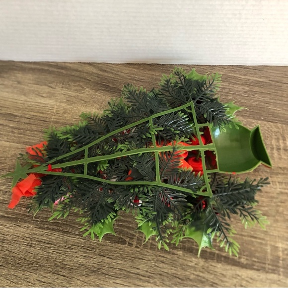 Vtg 70’s Flocked Tree Wall Decor - Picture 11 of 12